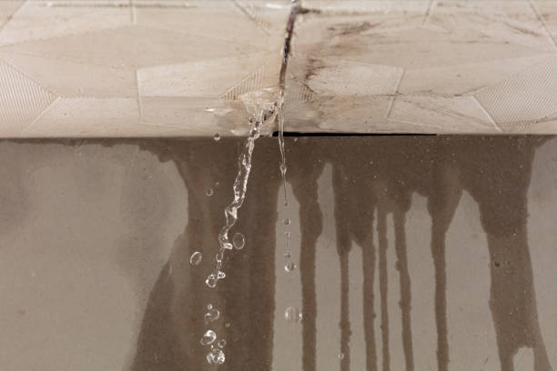 Professional Burst Pipe Cleanup technician working in South Bend, TX